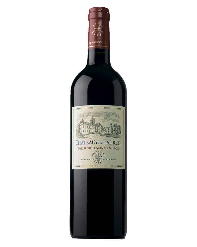 Вино Chateau des Laurets, Baron Edmond de Rothschild, Puisseguin Saint-Emilion AOC 14,5% (0,75L)