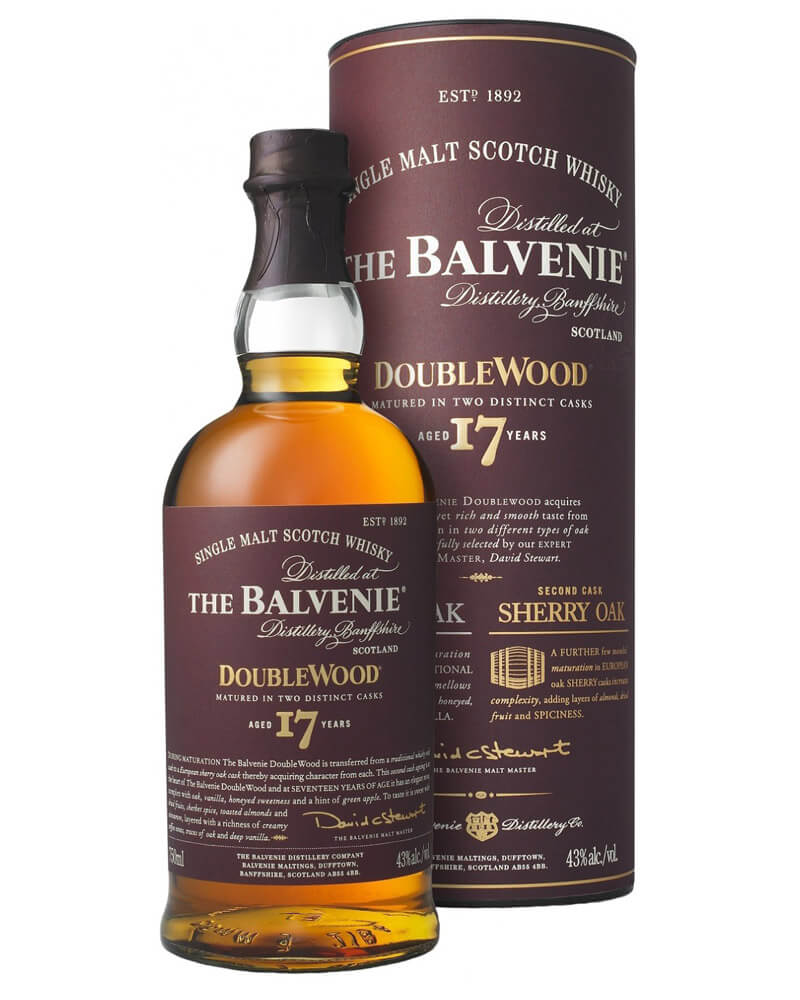 Виски Balvenie Doublewood 17 YO 43% in Tube (0,7L)