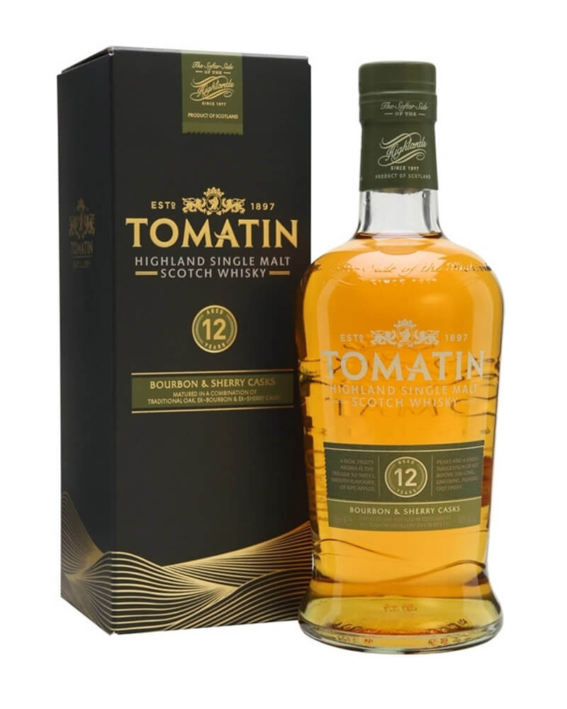Виски Tomatin 12 YO Single Malt 43% in Box (0,7L)