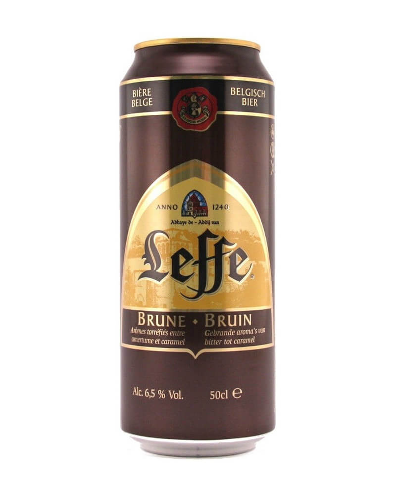 Пиво Leffe Brune 6,5% Can (0,5L)