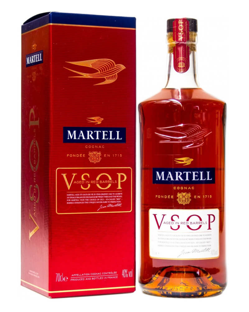 Коньяк Martell V.S.O.P., Aged in Red Barrels 40% in Box (1L)