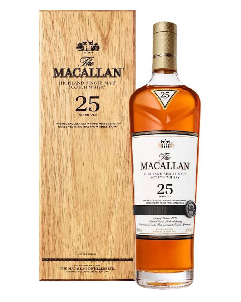 Виски Macallan Sherry Cask Matured 25 YO 43% in Wooden Box (0,7L)