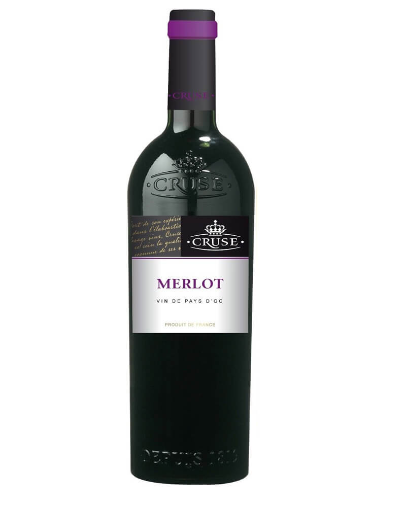 Вино Cruse, Merlot Vin de Pays d`Oc 13,5% (0,75L)