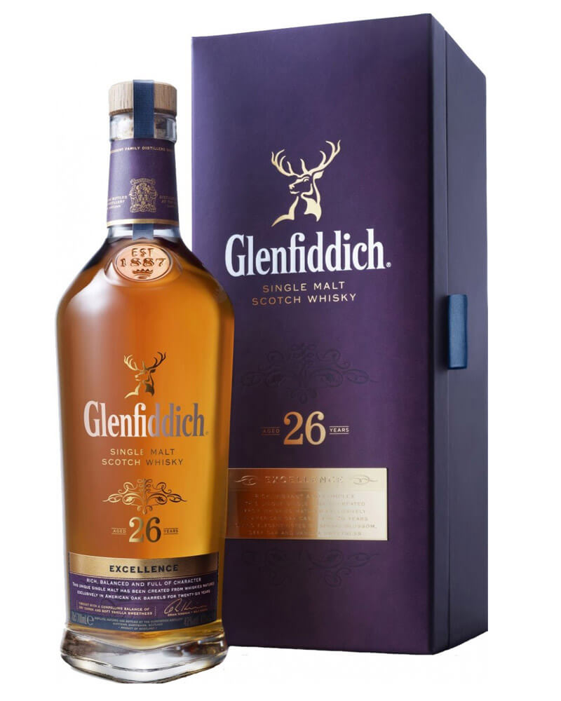 Виски Glenfiddich `Excellence` 26 YO 43% in Gift Box (0,7L)
