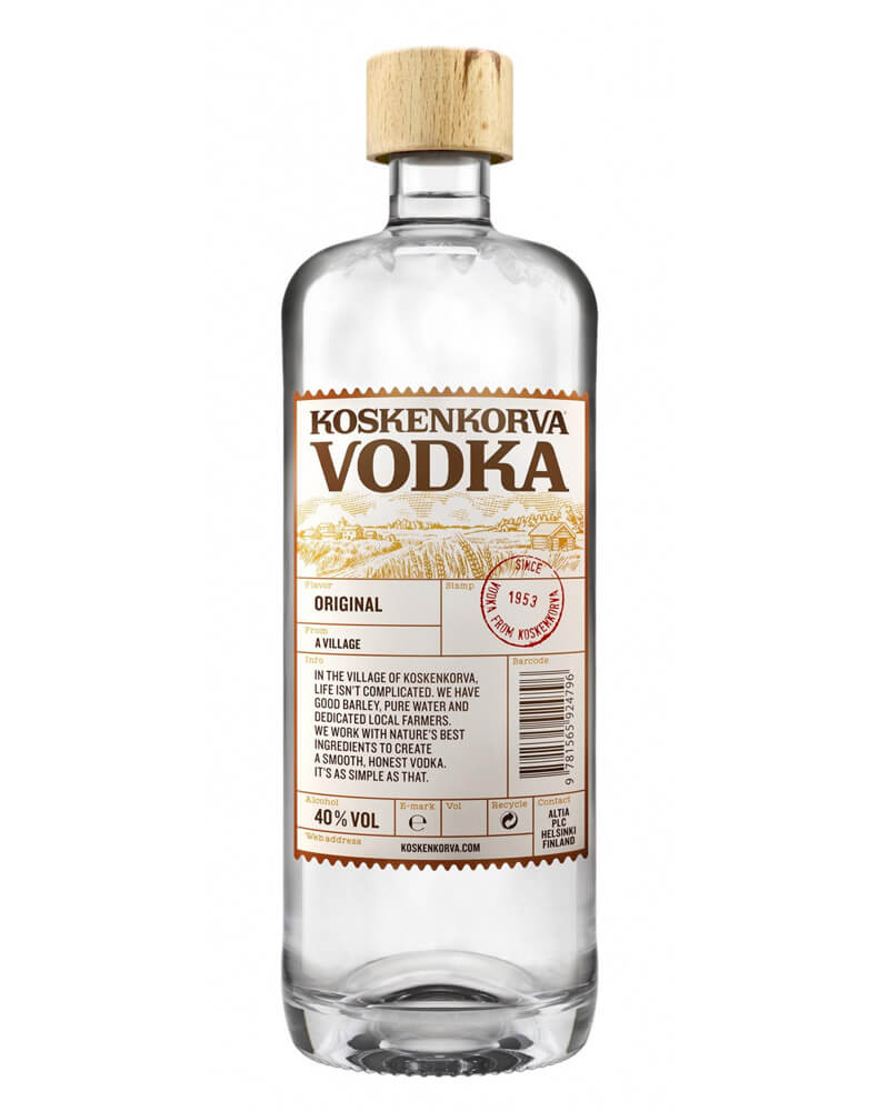 Водка Koskenkorva Vodka 40% (0,5L)