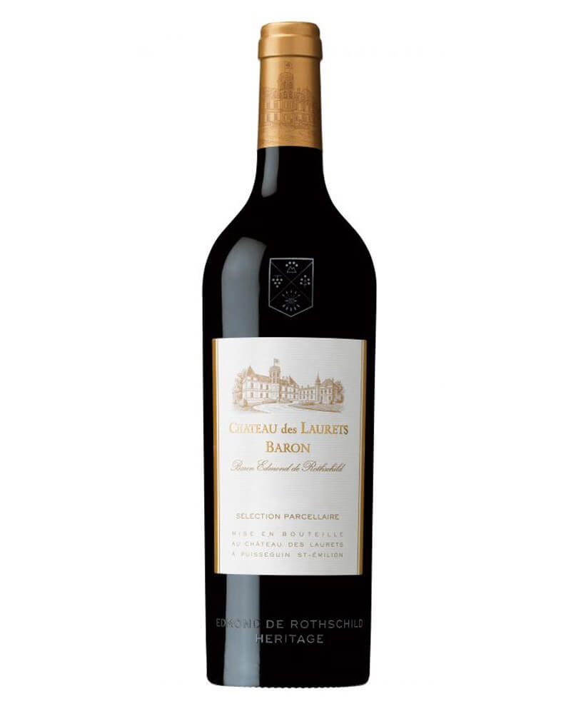 Вино Chateau des Laurets Baron, Baron Edmond de Rothschild, Selection Parcellaire 14,5% (0,75L)