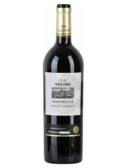 Вино Dulong, Bordeaux AOP Merlot-Cabernet 12,5% (0,75L)