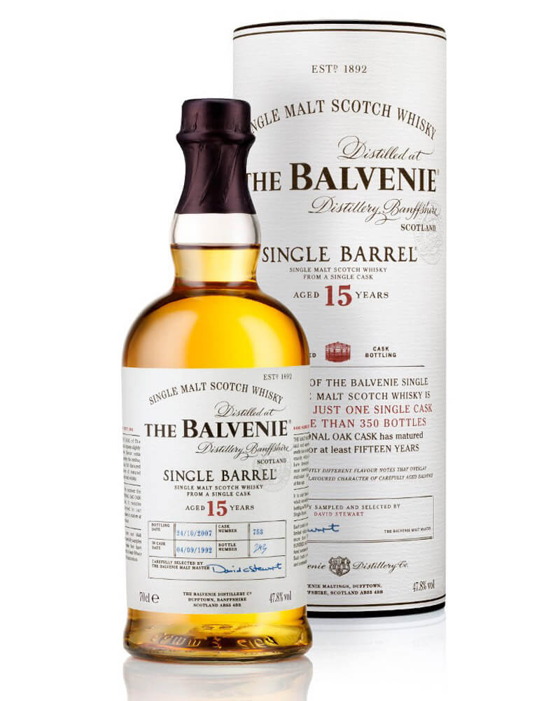 Виски Balvenie Single Barrel 15 YO 47,8% in Tube (0,7L)
