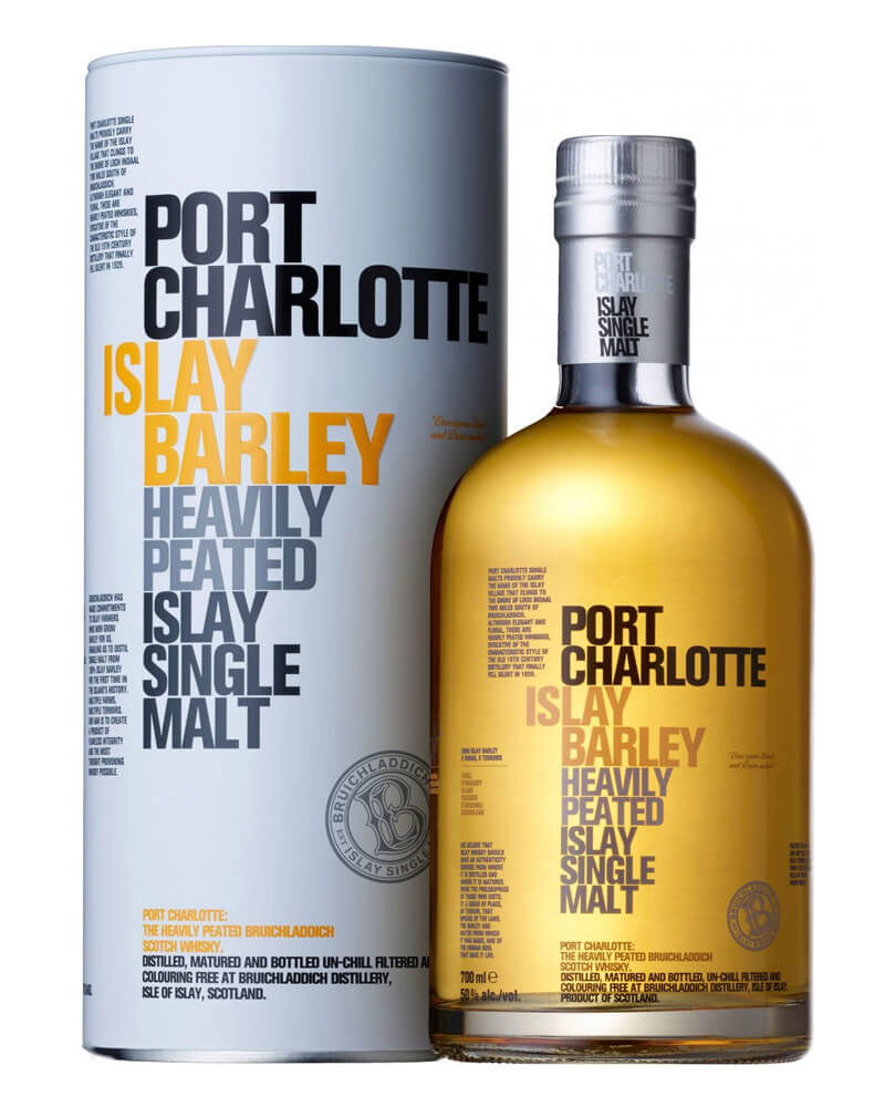 Виски Bruichladdich, Port Charlotte Islay Barley 50% in Tube (0,7L)