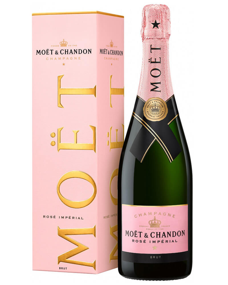 Шампанское Moet & Chandon Brut, `Imperial` Rose 12,5% in Box (0,75L)