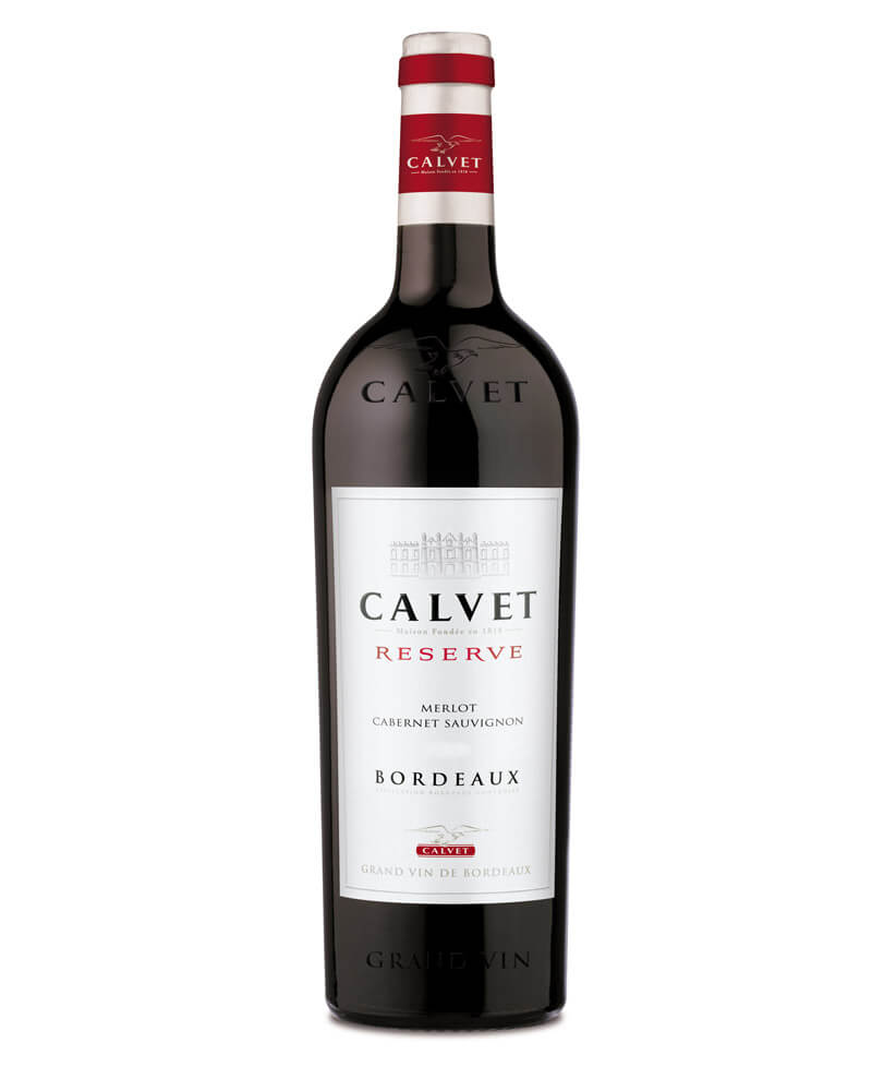 Вино Calvet `Reserve` Merlot Cabernet Sauvignon, Bordeaux AOP 14% (0,75L)