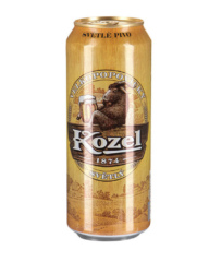 Пиво Kozel Velkopopovicky Svetly 4% Can (0,5L)