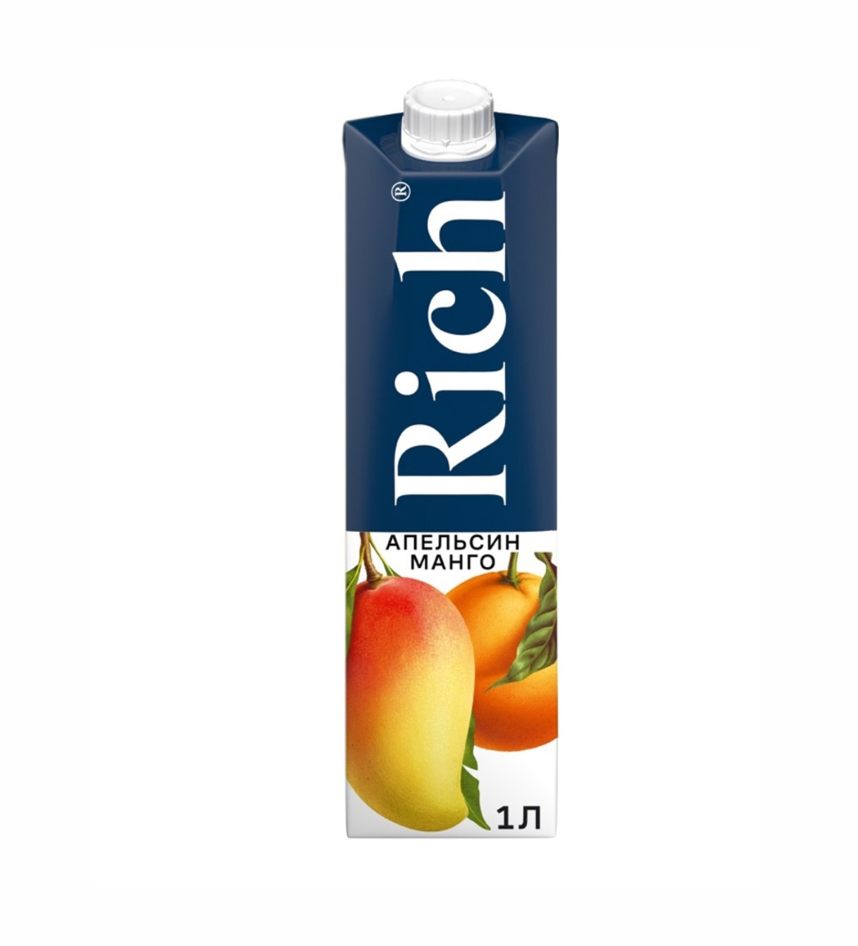 Сок Rich манго апельсин, tetrapak (1L)