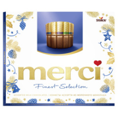 Конфеты Merci ассорти из молочного шоколада (250 гр)