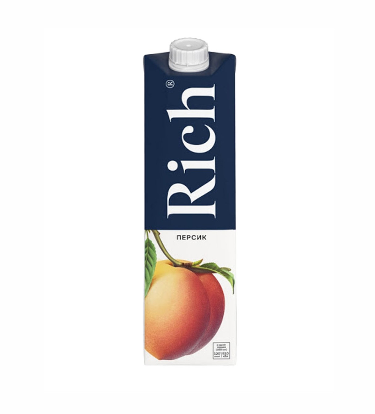 Сок Rich персик, tetrapak (1L)