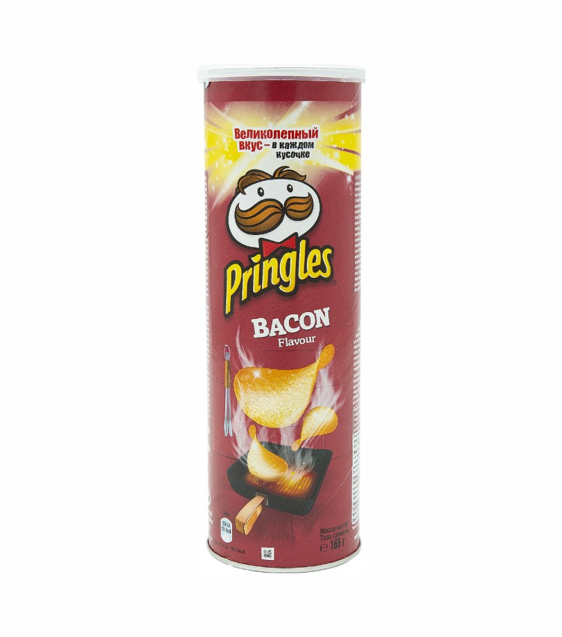 Чипсы Pringles Bacon картофельные 165 гр