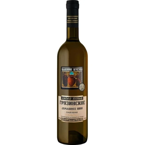 Домашнее вино «Kakhuri Kvevri» белое сухое 0,75 л Грузия