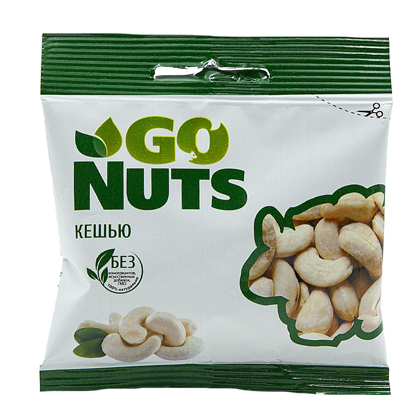 Орехи GоNuts кешью 35 гр