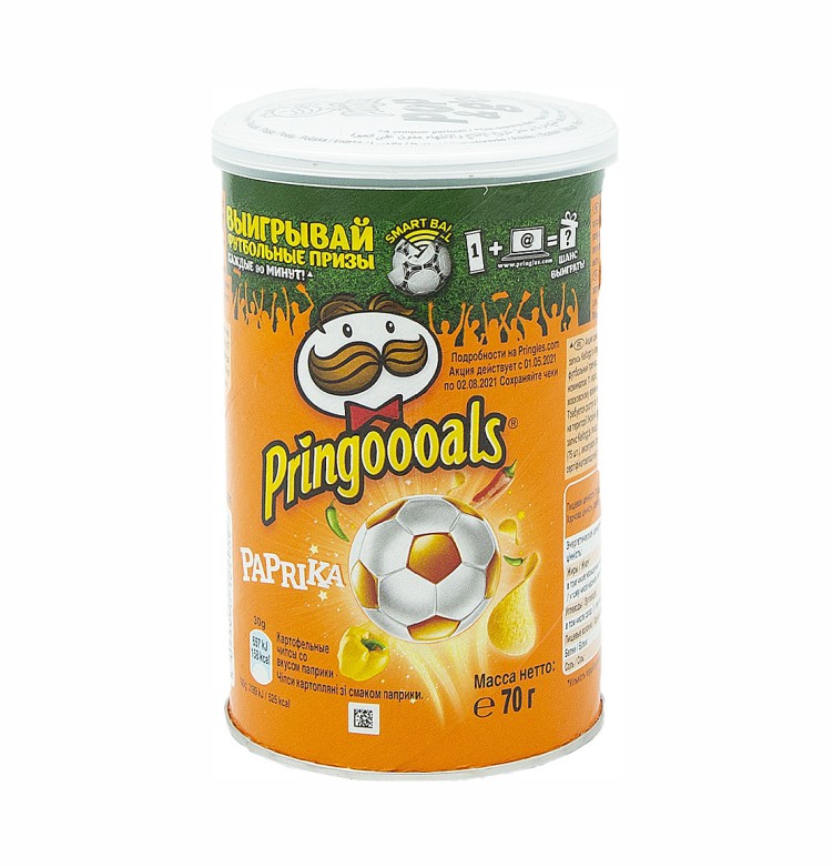 Чипсы Pringles Paprika картофельные (70 гр)