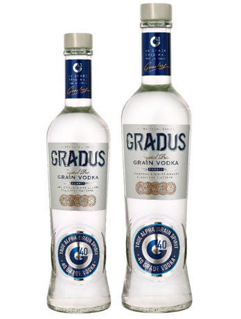 Водка Gradus Grain 40% (0,5л)