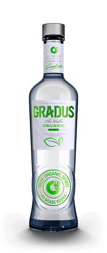 Водка Gradus Organic 40% (0,5л)