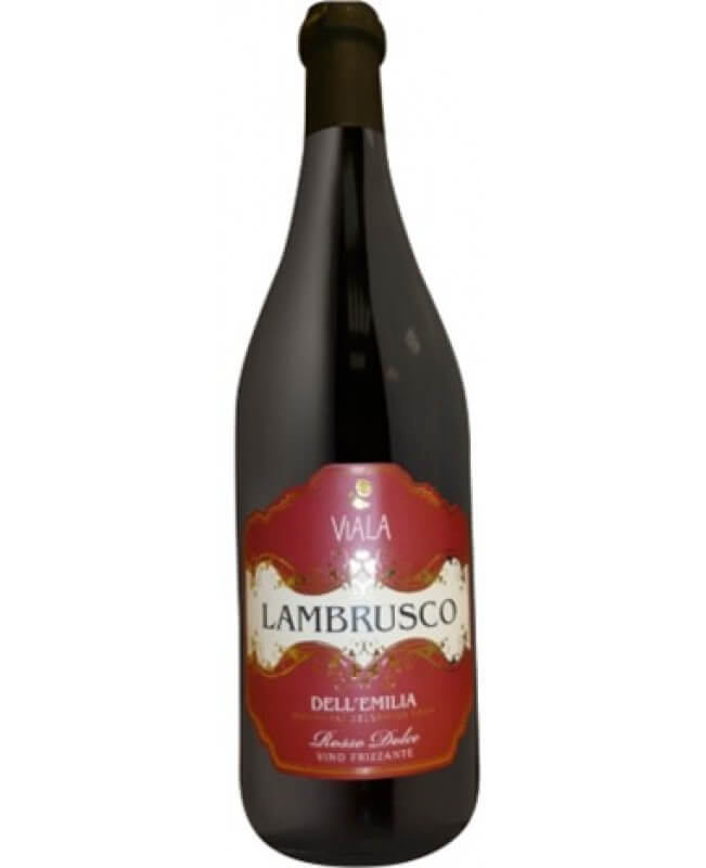 Игристое вино Viala Lambrusco Rosso красное сухое (0.75л)