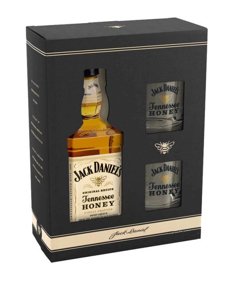 Виски Jack Daniel`s Honey 35% + 2 Glass (0,7L)