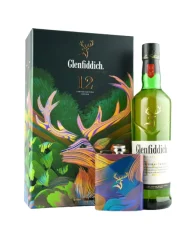 Виски Glenfiddich 12 YO 40% Gift Box + 1 Flask (0,7L)