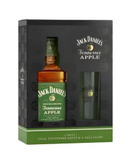 Виски Jack Daniel`s Apple 35% + 2 Glass (0,7L)